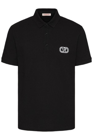 발렌티노 남성 폴로티 VLOGO SIGNATURE COTTON POLO SHIRT NB30