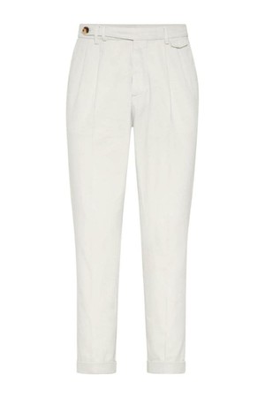 브루넬로 쿠치넬리 남성 바지 DOUBLE DARTS COTTON TROUSERS NB30