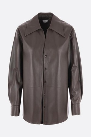 보테가 베네타 여성 레더 자켓 nappa oversized overshirt NB26