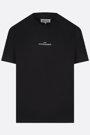 메종마르지엘라 남성 티셔츠 logo embroidered cotton t shirt NB26