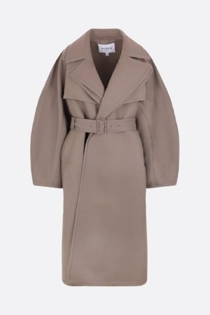 알라이아 여성 트렌치코트 wool blend wrap trench coat NB26