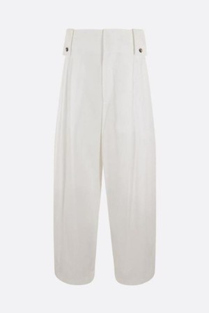 보테가 베네타 여성 바지 cotton blend wide leg pants with insignas NB26