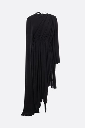 발렌시아가 여성 원피스 light technical crepe draped oversized dress NB26