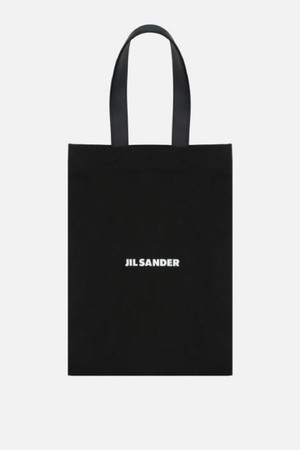 질샌더 남성 토트백 logo print canvas shopping bag NB26