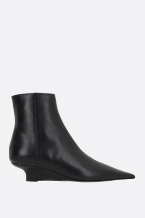 토템 여성 부츠 smooth leather wedge ankle boots NB26