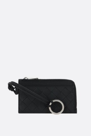 보테가 베네타 남성 카드지갑 Intrecciato VN zipped coin purse with keyring NB26