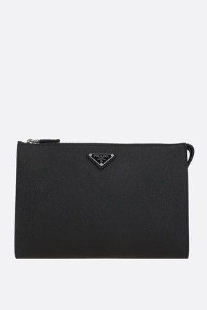 프라다 남성 클러치백 Saffiano leather clutch NB26