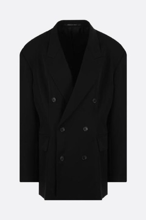 발렌시아가 여성 자켓 Cinched double breasted wool jacket NB26