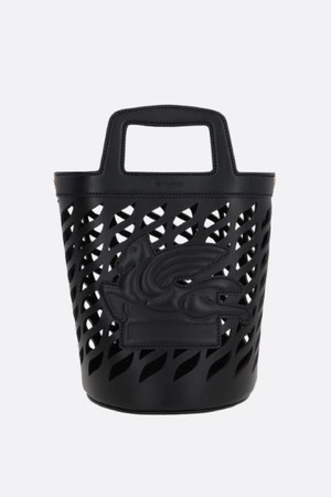 에트로 여성 숄더백 Coffa laser cut leather bucket bag NB26