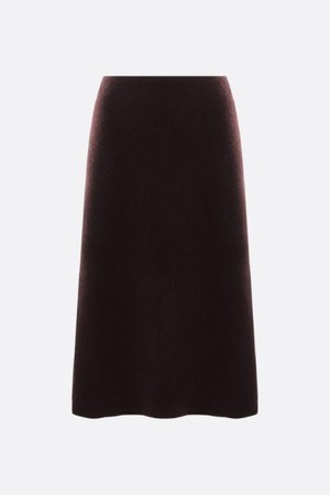 더로우 여성 스커트 Ivaanka cashmere and silk A line skirt NB26