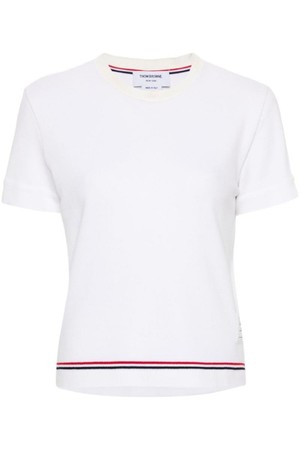 톰브라운 여성 티셔츠 RWB COTTON T SHIRT NB30