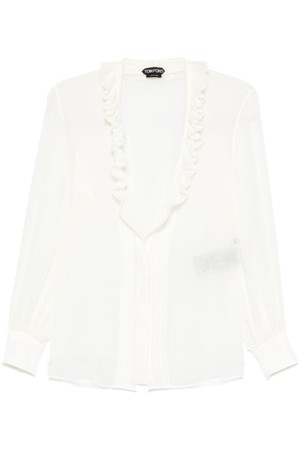 톰포드 여성 셔츠 블라우스 SILK GEORGETTE SHIRT NB30