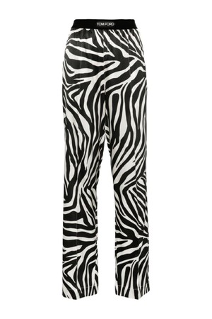 톰포드 여성 바지 ZEBRA PRINT SILK TROUSERS NB30