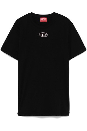 디젤 여성 티셔츠 OVAL D COTTON T SHIRT NB30