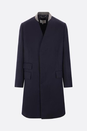 메종마르지엘라 남성 코트 single breasted cavalry wool coat NB26