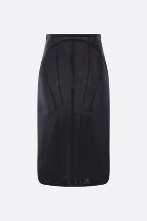 알라이아 여성 스커트 Mermaid skirt in rigid technical fabric NB26