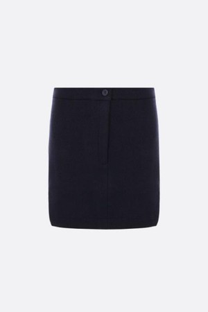 톰브라운 여성 스커트 herringbone cotton and wool miniskirt NB26