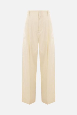 보테가 베네타 여성 바지 cotton and silk wide leg pants NB26