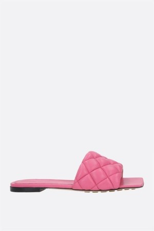 보테가 베네타 여성 샌들 Padded quilted nappa slide sandals NB26