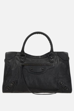 발렌시아가 여성 숄더백 Le City medium tote bag in Arena Storico leather NB26