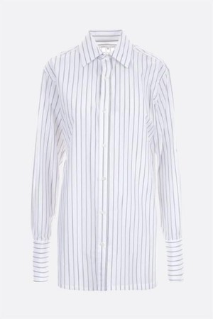 메종마르지엘라 여성 셔츠 striped poplin regular fit shirt NB26