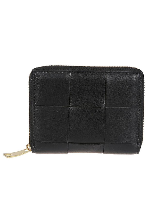 Bottega Veneta - 반지갑 - 보테가 베네타 여성 지갑 CASSETTE LEATHER COMPACT WALLET NB30