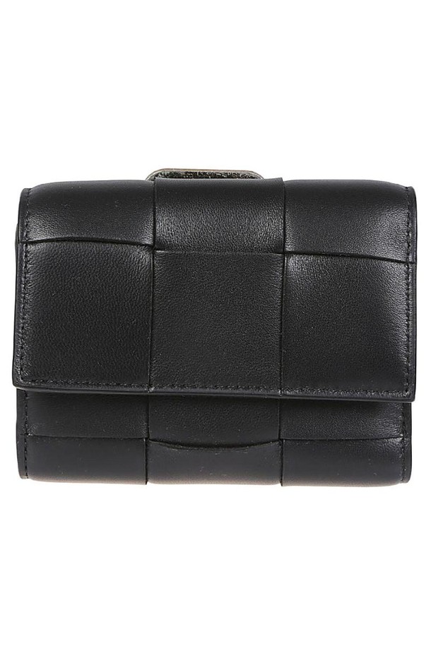 Bottega Veneta - 반지갑 - 보테가 베네타 여성 지갑 CASSETTE LEATHER TRIFOLD WALLET NB30