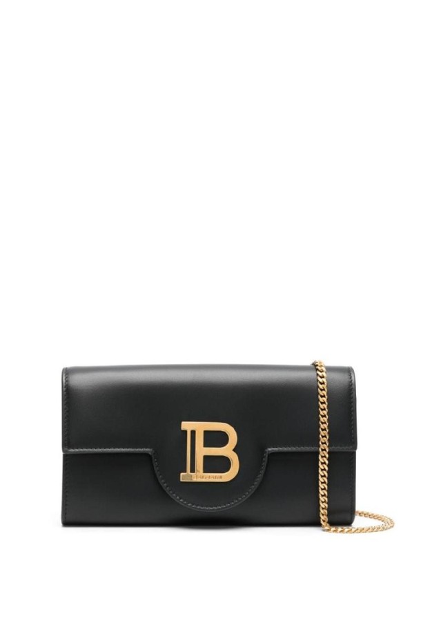 BALMAIN - 숄더백 - 발망 여성 숄더백 B BUZZ LEATHER WALLET ON CHAIN NB30