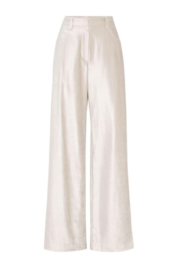 BRUNELLO CUCINELLI - 롱/미디팬츠 - 브루넬로 쿠치넬리 여성 바지 WIDE LEG TROUSERS NB30