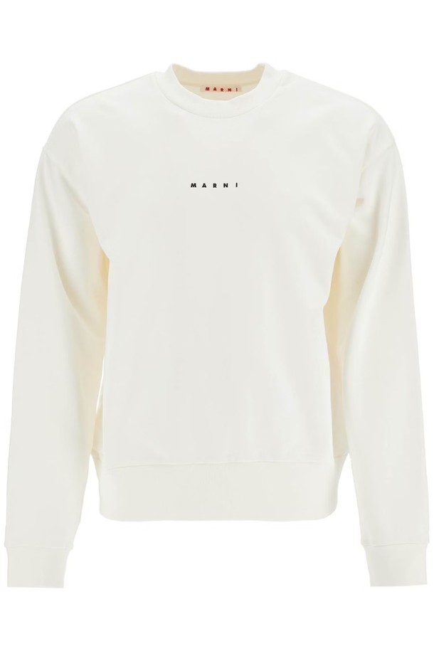 MARNI - 스웨트셔츠 - 마르니 남성 맨투맨 후드 oversized organic cotton sweat NB02