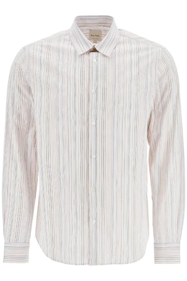 Paul Smith - 긴팔셔츠 - 폴스미스 남성 셔츠 striped slim fit shirt NB02