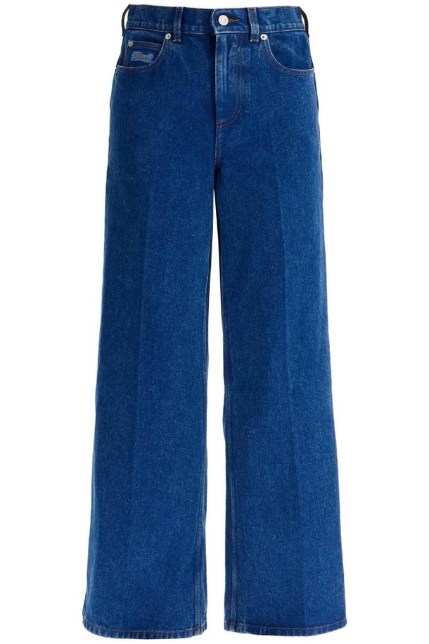 MARNI - 데님 - 마르니 여성 청바지 wide flared leg jeans with a NB02