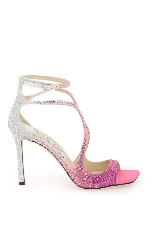 JIMMY CHOO - 샌들 - 지미추 여성 샌들 azia 95 pumps with crystals NB02