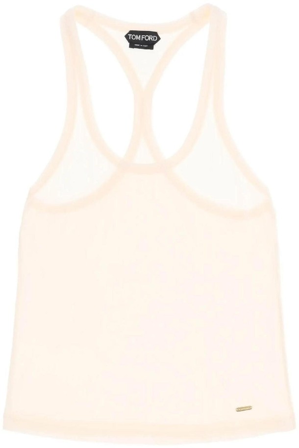 TOM FORD - 반소매 티셔츠 - 톰포드 여성 티셔츠 racer back tank top NB02