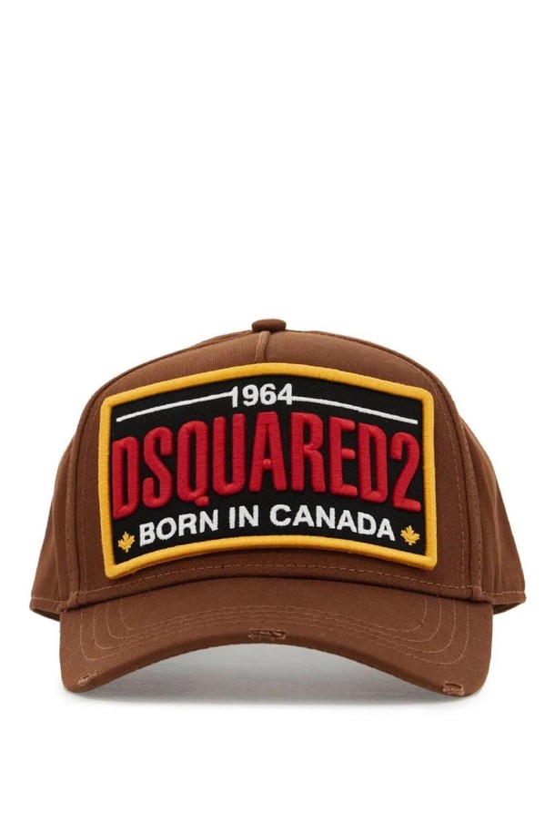 Dsquared2 - 모자 - 디스퀘어드2 남성 모자 baseball cap with logo patch NB02