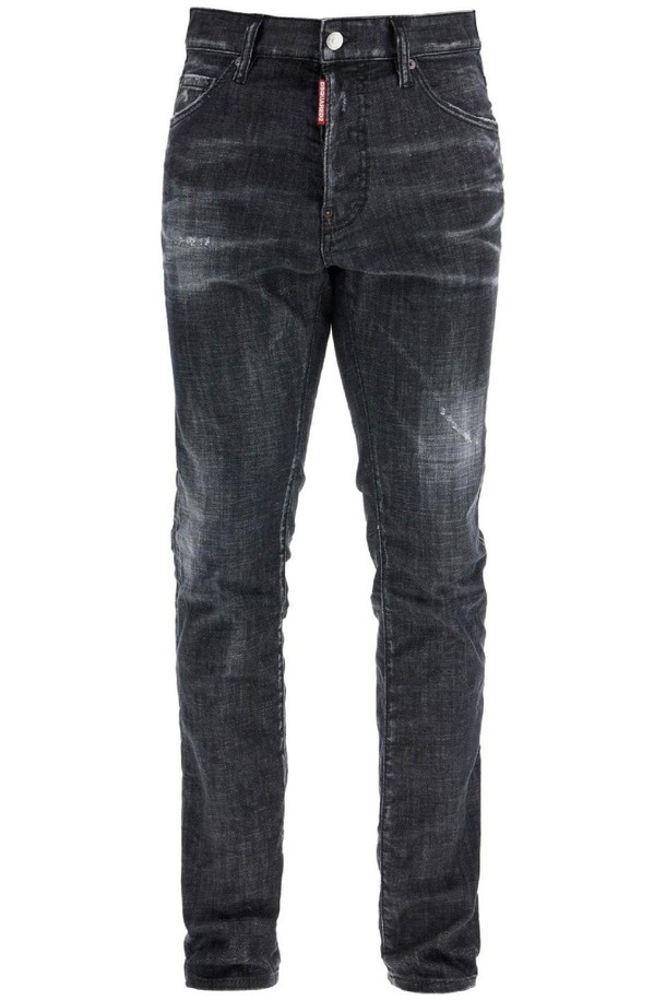 Dsquared2 - 데님 - 디스퀘어드2 남성 청바지 cool guy black cotton jeans with faded effect NB02