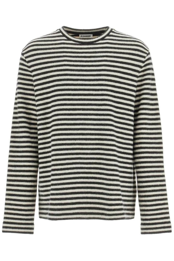 JIL SANDER - 스웨터 - 질샌더 남성 스웨터 striped wool sweater NB02