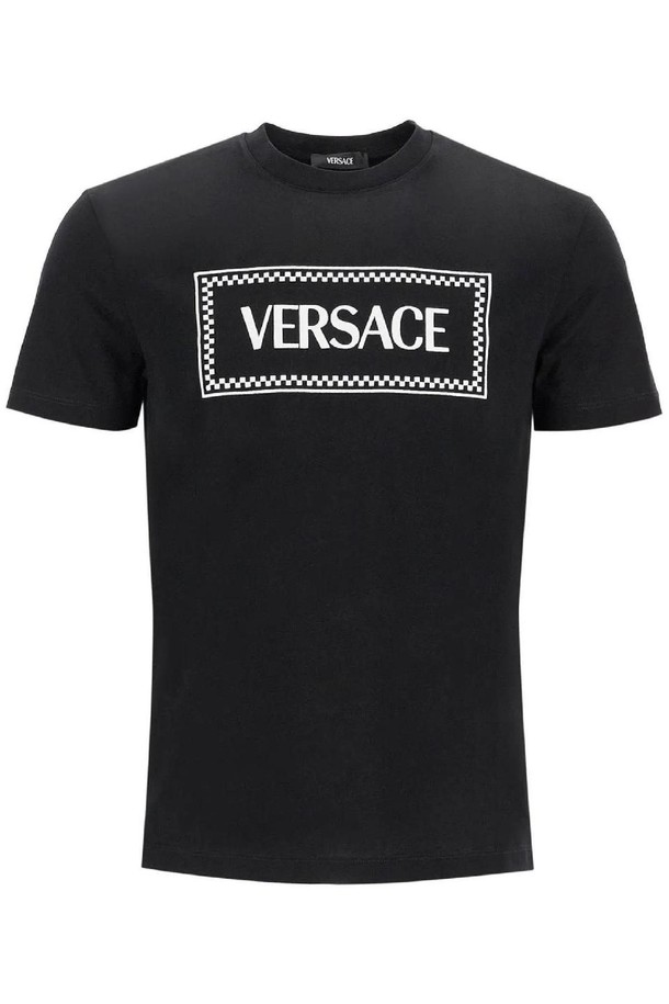 VERSACE - 반팔티셔츠 - 베르사체 남성 티셔츠 embroidered logo t shirt NB02