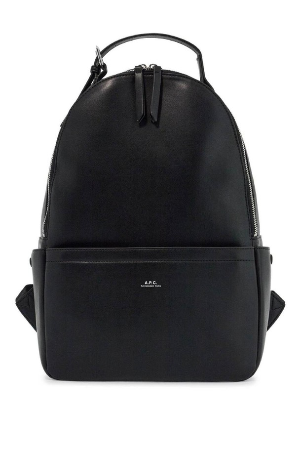 A.P.C. - 백팩 - 아페쎄 여성 백팩 black unisex backpack in polyurethane with adjustable straps NB02