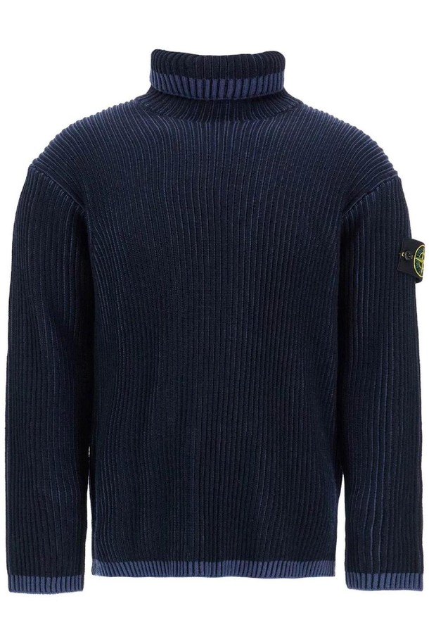 STONE ISLAND - 스웨터 - 스톤아일랜드 남성 스웨터 ribbed woolen dolcevita NB02