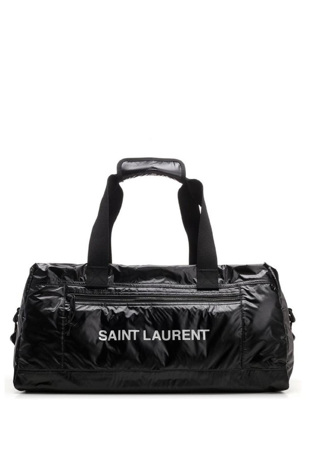 SAINT LAURENT - 토트백 - 생로랑 남성 더플백 Nylon duffle bag with logo NB19