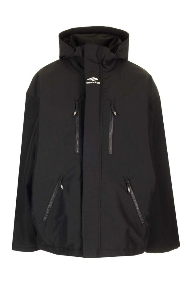 BALENCIAGA - 블루종/점퍼 - 발렌시아가 남성 자켓 Black  3b Sports Icon  technical jacket NB19