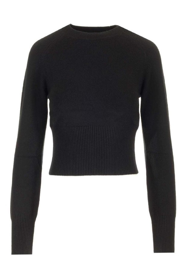 JACQUEMUS - 스웨터 - 쟈크뮈스 여성 니트 스웨터  La Maille  cashmere blend crop sweater NB19