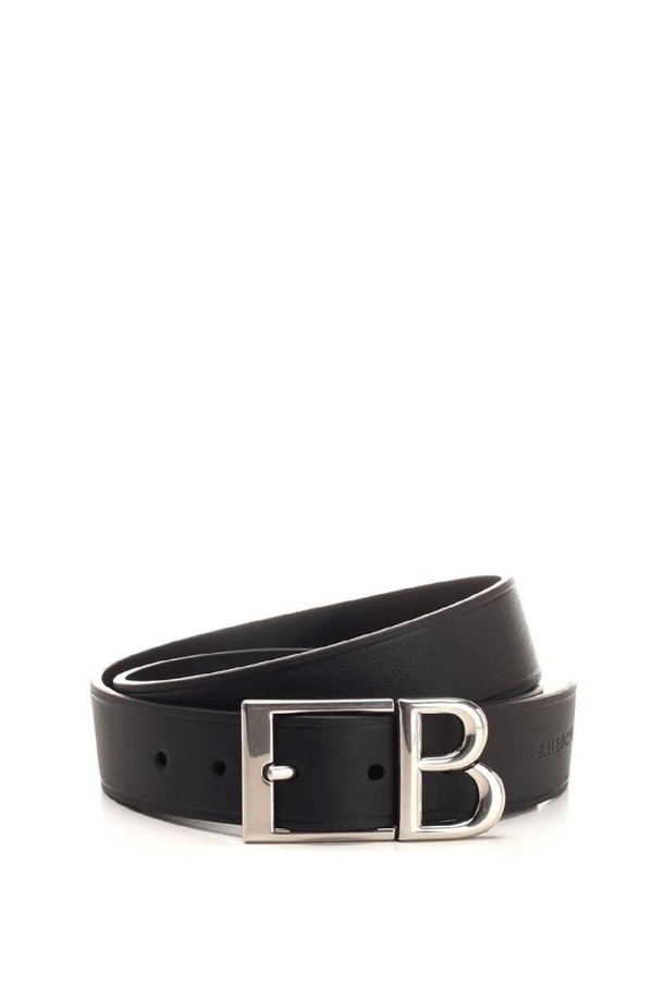 BALENCIAGA - 벨트 - 발렌시아가 남성 벨트 B classic leather belt NB19