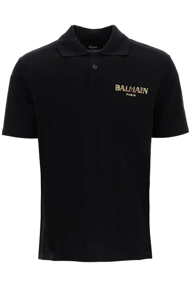 BALMAIN - 반팔티셔츠 - 발망 남성 폴로티  vintage balmain embroidered polo shirt NB02