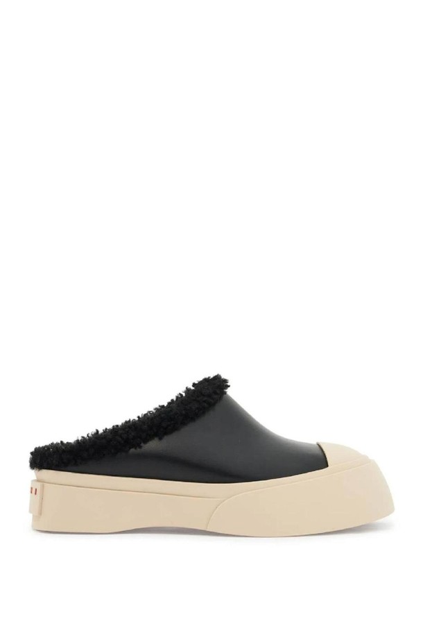 MARNI - 샌들 - 마르니 여성 뮬 pablo leather and shearling clog NB02