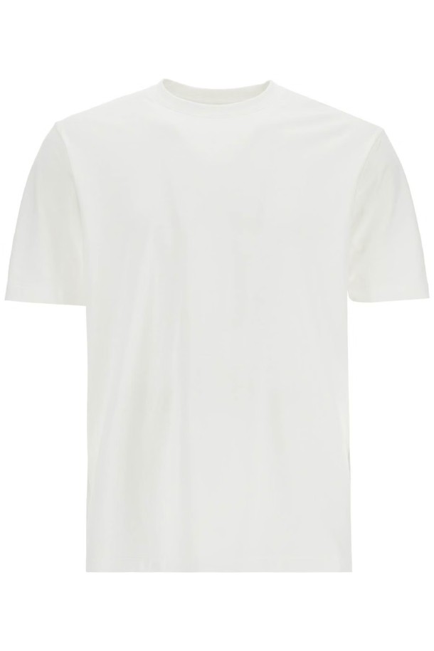 Y-3 - 반팔티셔츠 - 요지야마모토 남성 티셔츠 white cotton t shirt with  uniform of the streets  print NB02