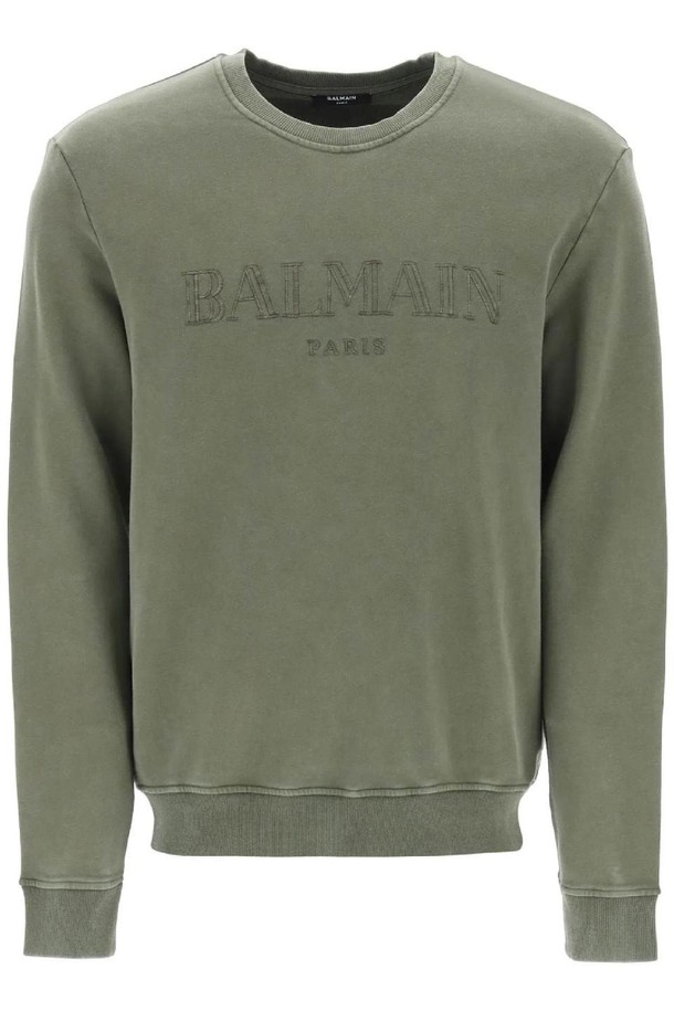 BALMAIN - 스웨트셔츠 - 발망 남성 맨투맨 후드 vintage balmain crewneck sweat NB02