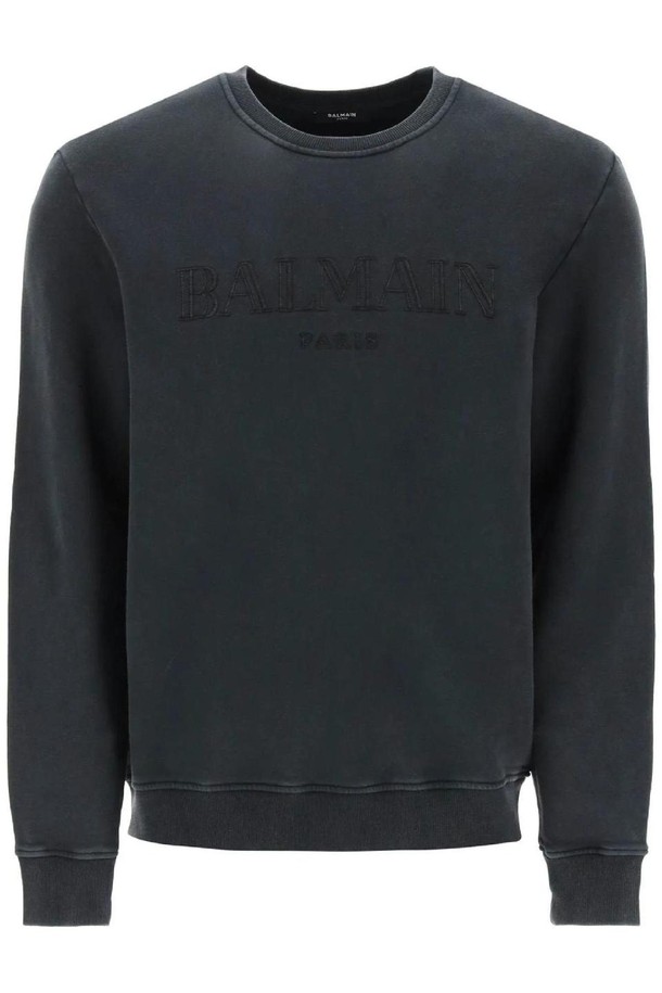 BALMAIN - 스웨트셔츠 - 발망 남성 맨투맨 후드 vintage balmain crewneck sweat NB02