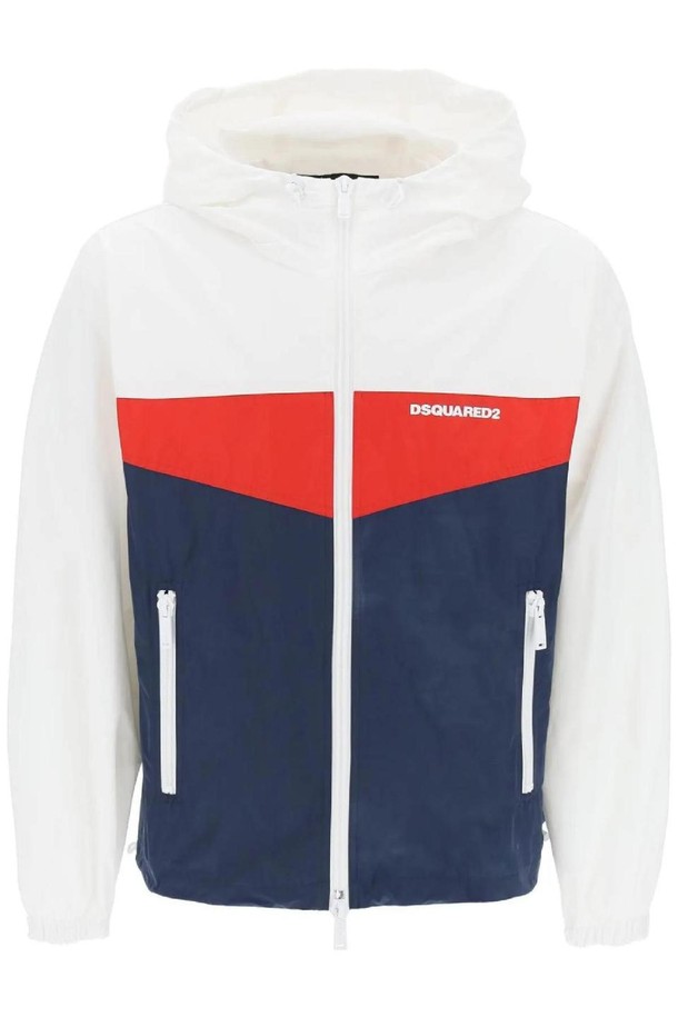 Dsquared2 - 블루종/점퍼 - 디스퀘어드2 남성 자켓 color block windbreaker jacket NB02